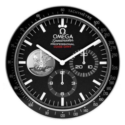 Moonwatch Apollo Silver | Wall clock