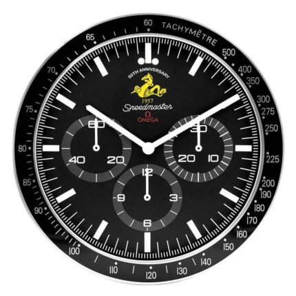 Speedmaster Moonwatch | 50th Anniversary Silver - Wall clock
