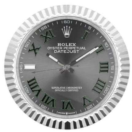 Datejust Wimbledon Steel | Wall Clock