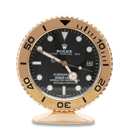 Submariner Rose Gold, Black Dial | Desk Clock