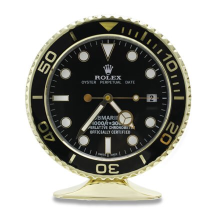 Submariner Gold, Black Dial | Desk Clock